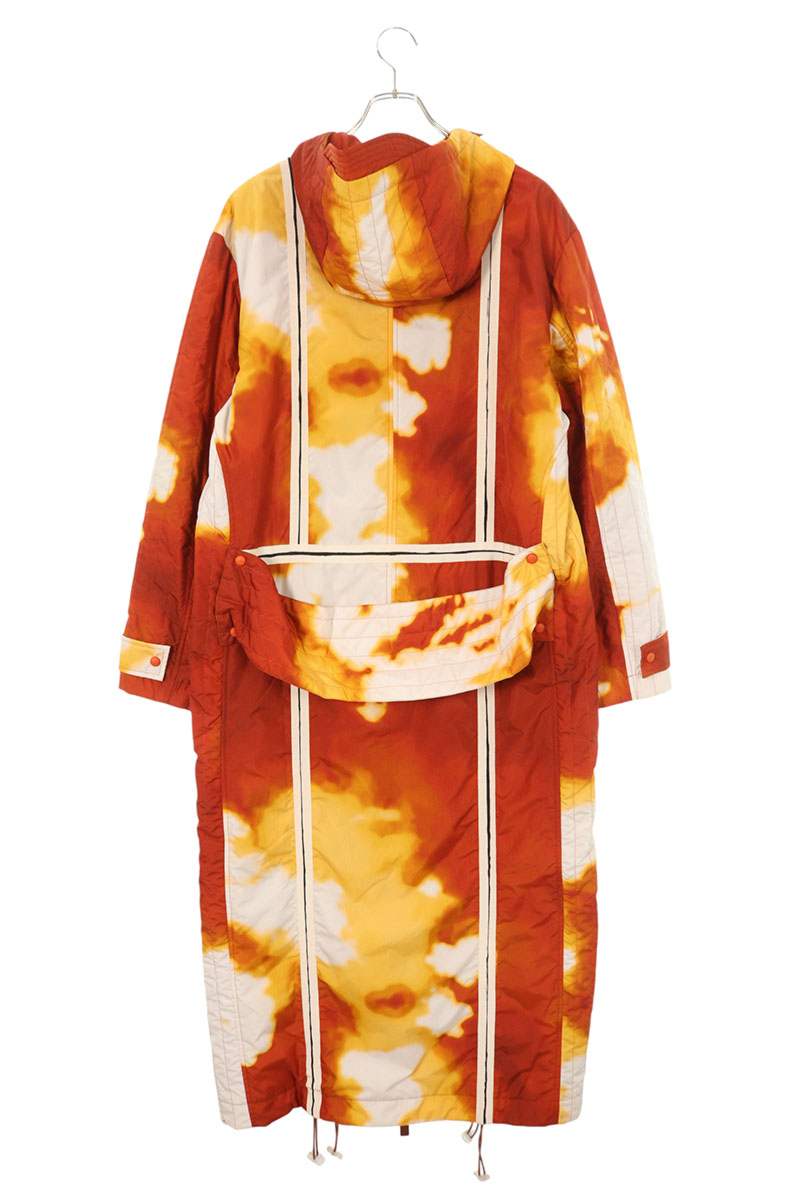 A-COLD-WALL Padded All-Over Print Coat Orange Size S