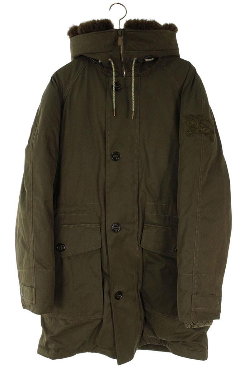 Burberry Down Mods Coat w/ Nova Check Lining Khaki Size M