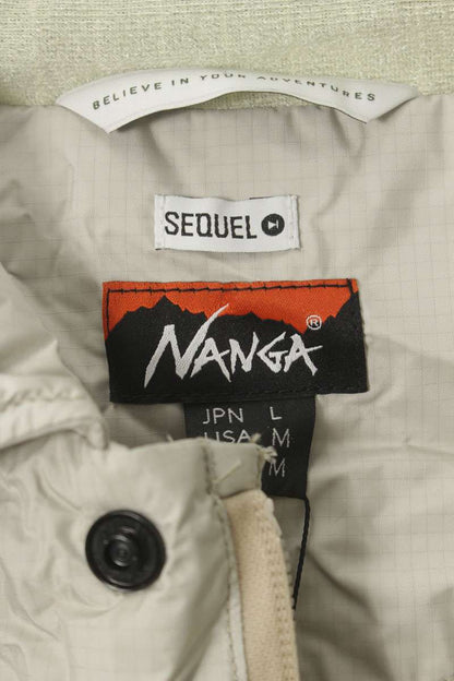 SEQUEL x NANGA 23AW Down Coat Beige Size L