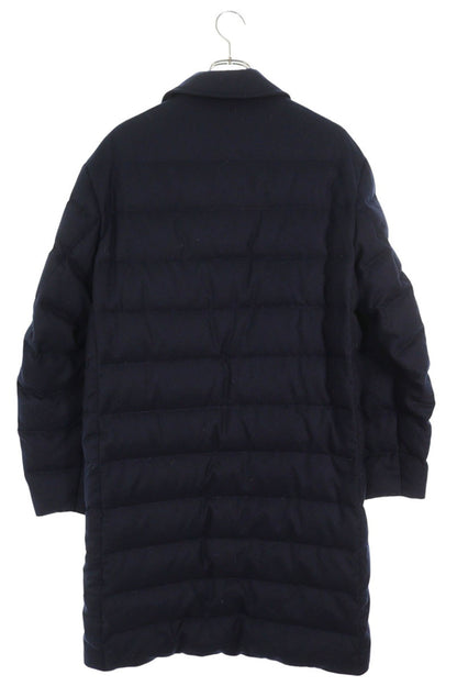 Burberry Down Long Coat Navy Size S