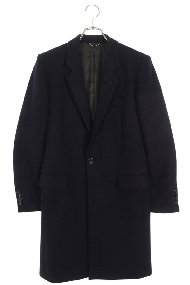 JOHNLAWRENCESULLIVAN Wool Cashmere Chester Coat Navy Size XS