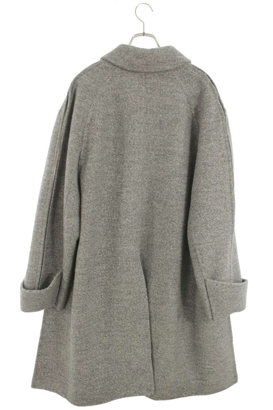 DIOR 24AW Arm Zip Fly Front Wool Blend Coat Gray Size M