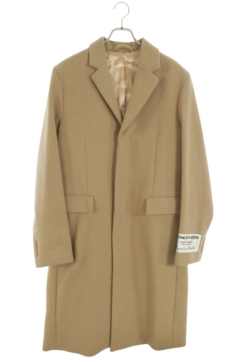 ACNE STUDIOS Single Breasted Wool Coat Beige Size S