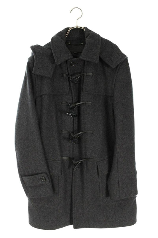 COACH Wool Blend Duffle Coat Gray Size S
