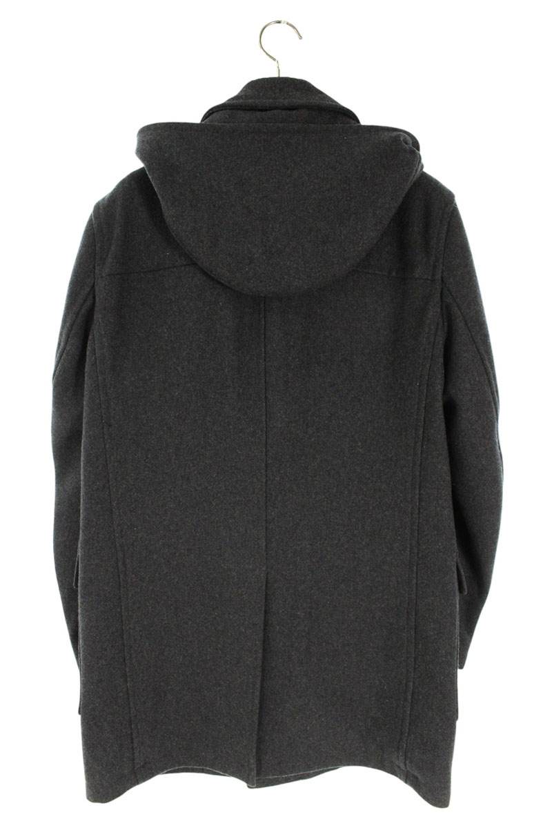 COACH Wool Blend Duffle Coat Gray Size S