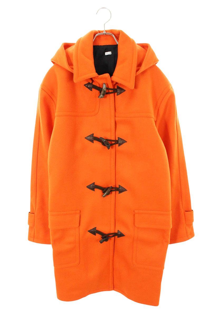 SEQUEL 24AW Wool Blend Duffle Coat Orange Size L