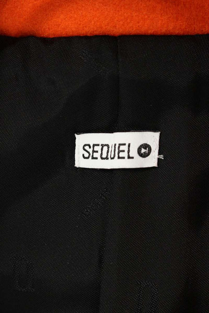SEQUEL 24AW Wool Blend Duffle Coat Orange Size L