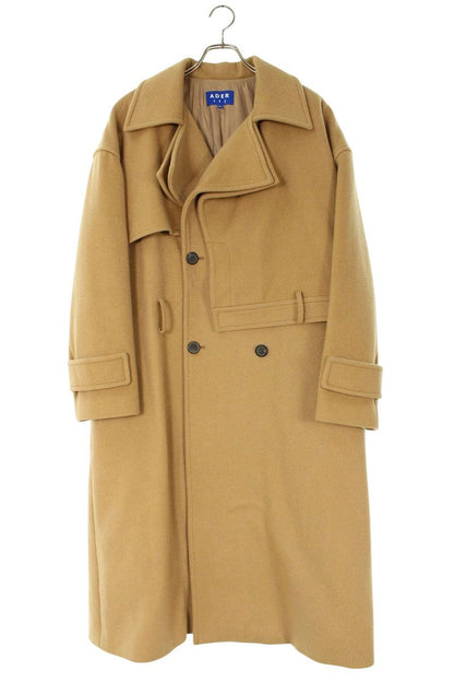 ADERERROR Wool Long Coat Beige Size A1