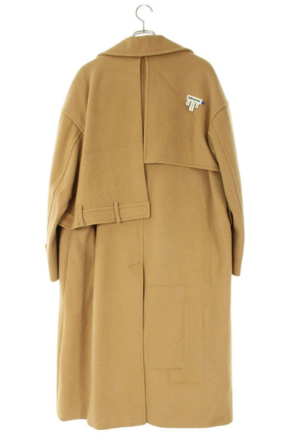 ADERERROR Wool Long Coat Beige Size A1