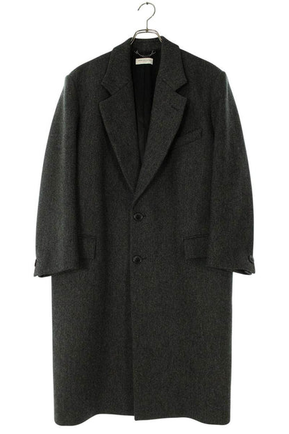 Dries Van Noten Wool Chester Coat Gray Size S