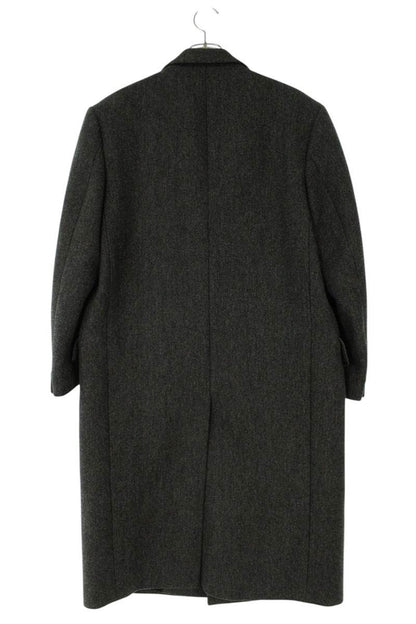 Dries Van Noten Wool Chester Coat Gray Size S