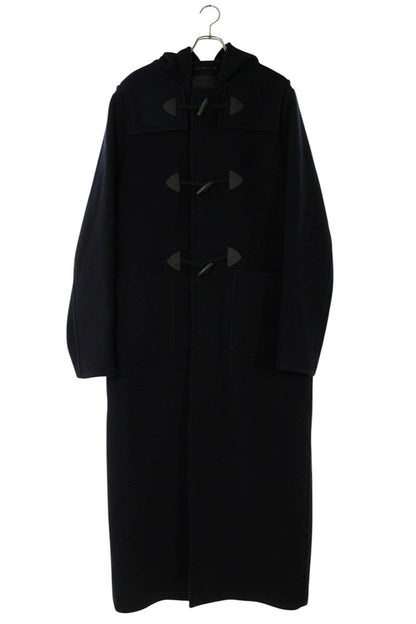 PRADA 23AW Wool Duffel Long Coat Navy Size XL