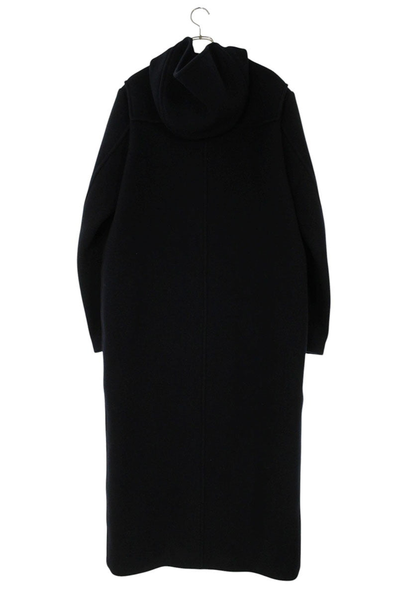 PRADA 23AW Wool Duffel Long Coat Navy Size XL
