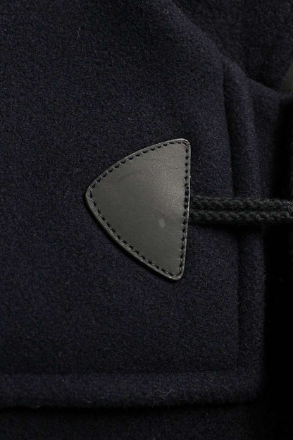PRADA 23AW Wool Duffel Long Coat Navy Size XL
