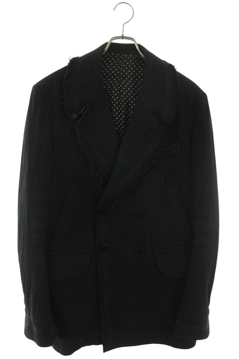 U-Ni-TY Raw Edge Double Coat Black Size M
