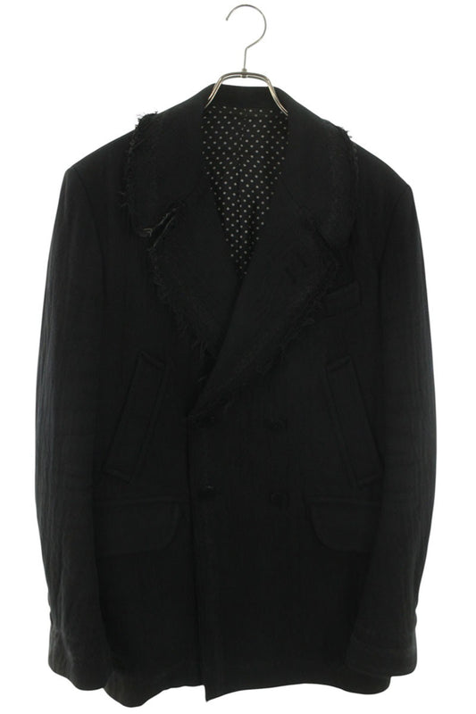 U-Ni-TY Raw Edge Double Coat Black Size M
