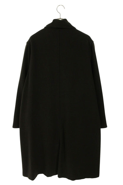 Cristaseya Yak Wool Overcoat With Scarf Brown Size S