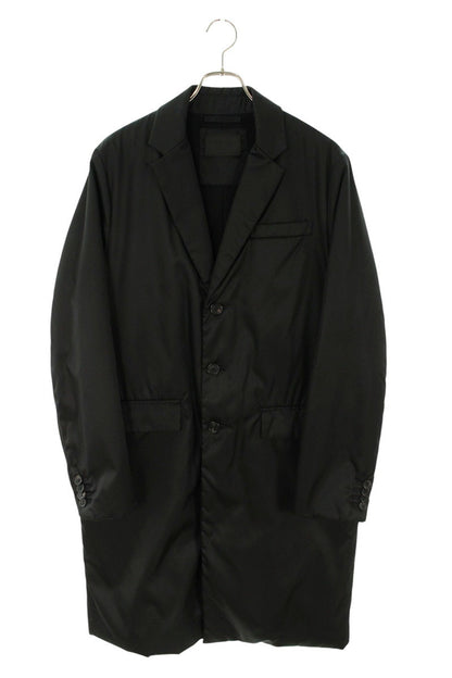 Prada 17AW Padded Nylon Chester Coat Black Size M