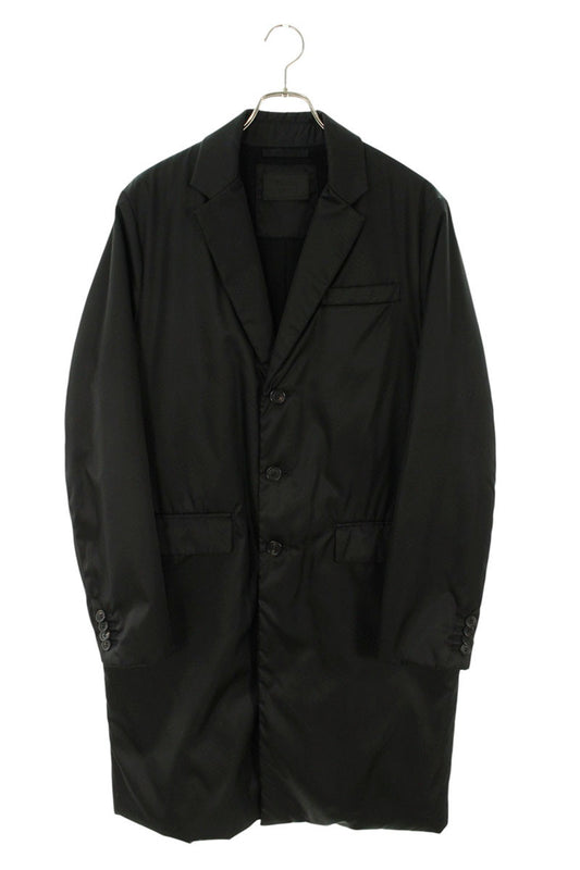Prada 17AW Padded Nylon Chester Coat Black Size M