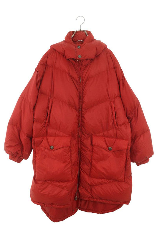 Chrome Hearts QUEENS LONG COAT Dbl Zip Nylon Down Size M