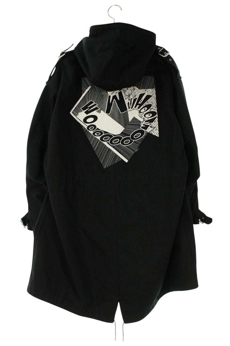 CELINE 19SS Christian Marclay Back Patch Mods Coat Size XXL