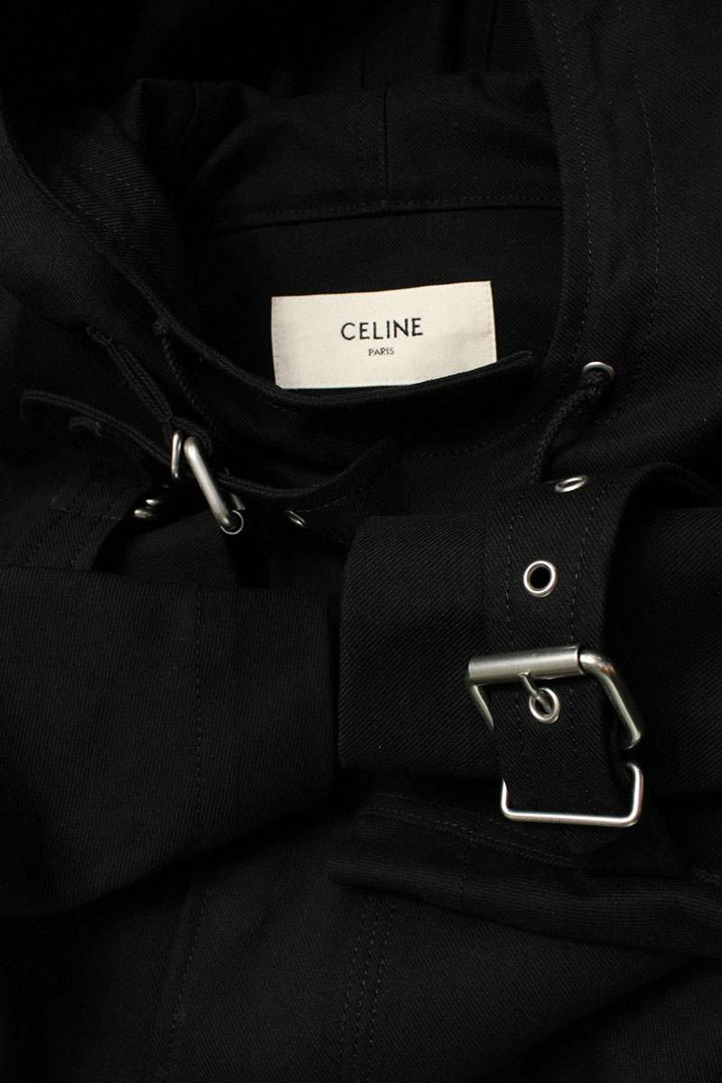 CELINE 19SS Christian Marclay Back Patch Mods Coat Size XXL