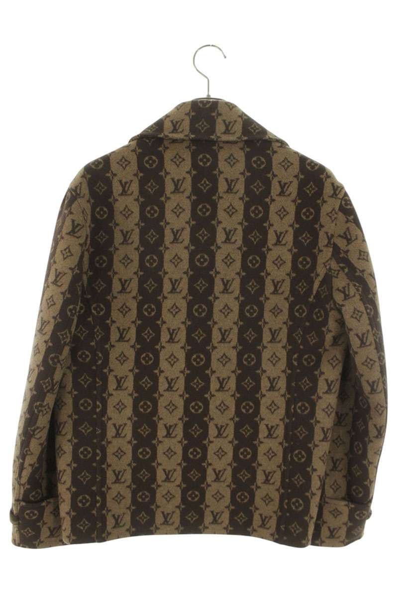 LOUISVUITTON 22SS Monogram Trunk Stripe Cropped Pea Size S
