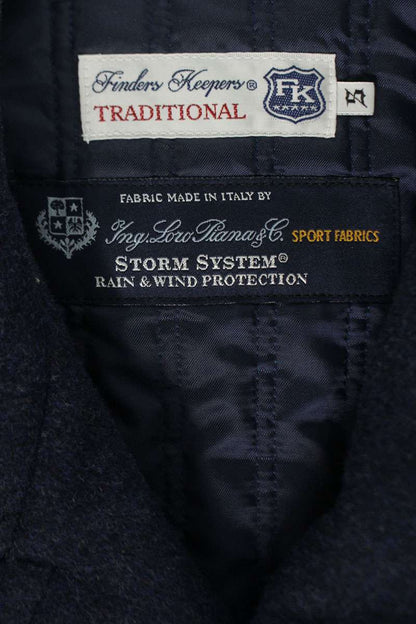 FINDERS KEEPERS Wool Coat Blue Size S