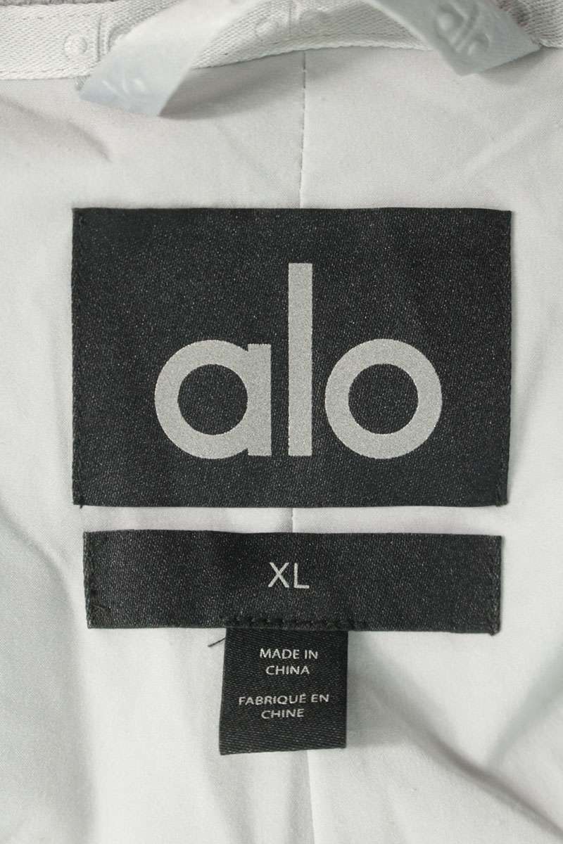 alo Gray Wool Blend Long Coat Size XL