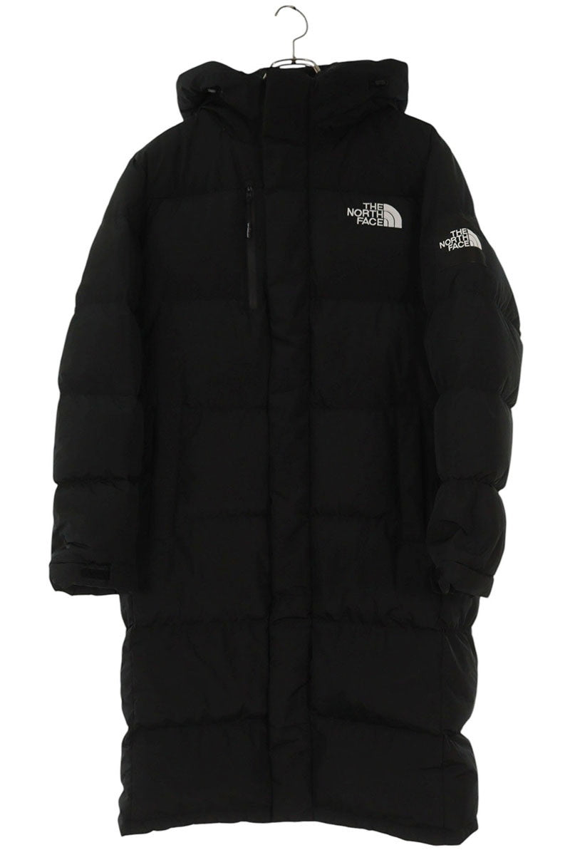 THE NORTH FACE Black Logo Embroidered Down Coat Size L