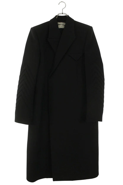 BOTTEGA VENETA Black Wool Blend Long Coat Size M