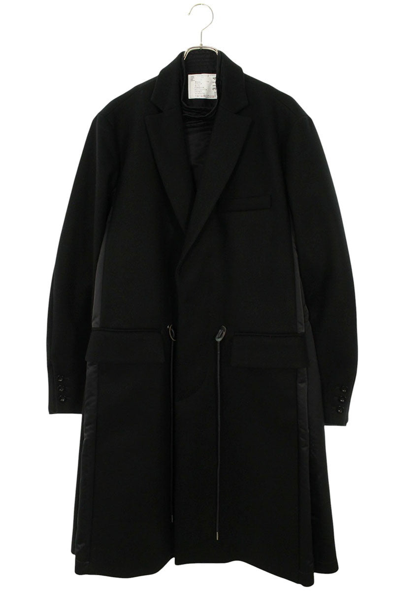 Sacai Coat Black Size 3