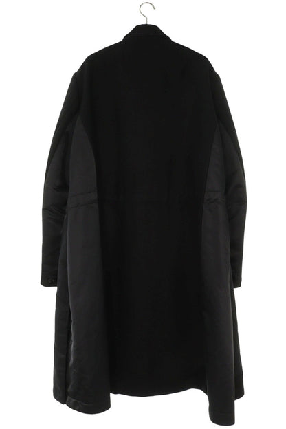 Sacai Wool Melton Chester Coat Black Size XL