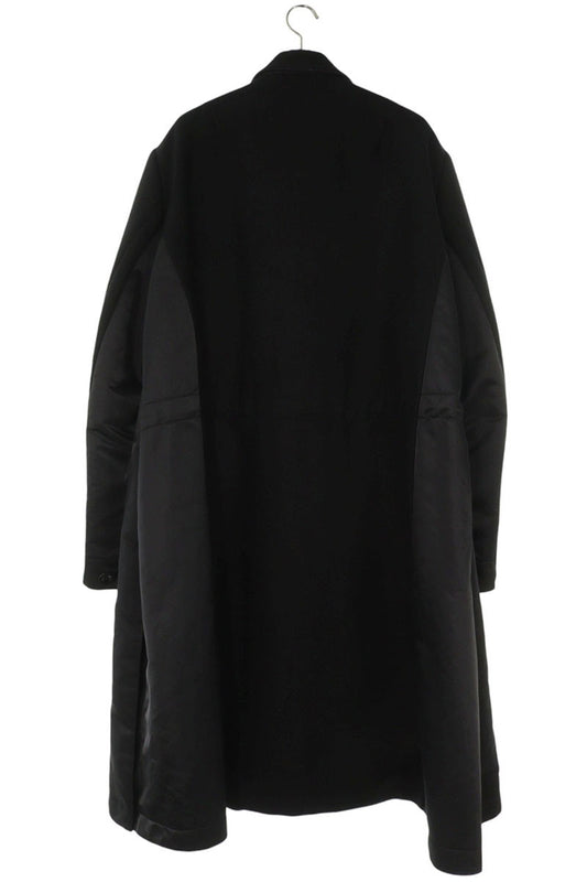 Sacai Wool Melton Chester Coat Black Size XL
