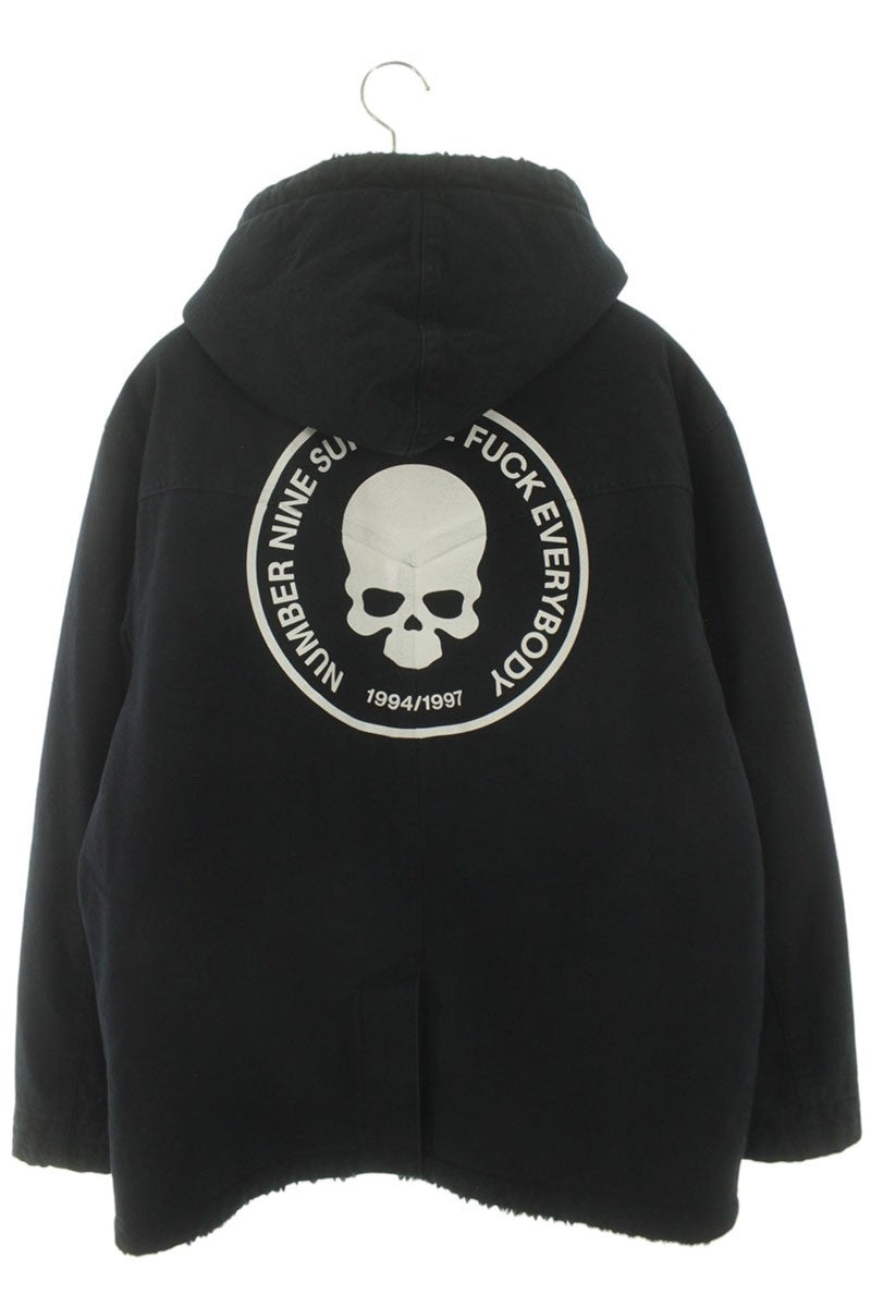 SUPREME 25AW Faux Shearling Hooded Coat Black Size S