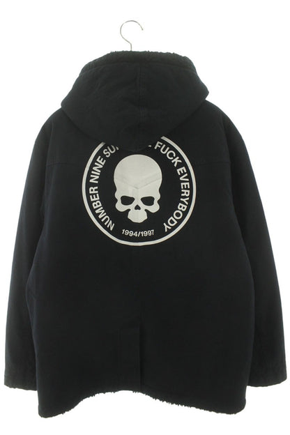 SUPREME 25AW Faux Shearling Hooded Coat Black Size S