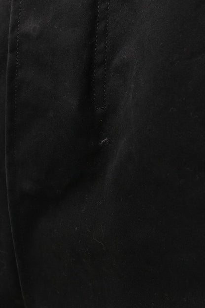 LITHIUM HOMME Black Military Mods Coat Size S