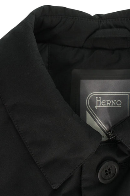 HERNO 25AW Black 2-Layer WINDSTOPPER Down Coat Size S