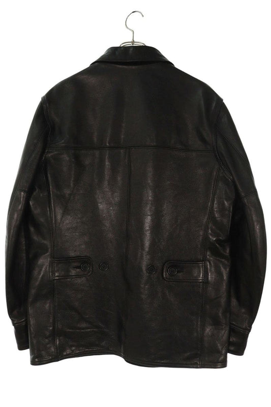 Ysformen 25AW Black Horse Leather Car Coat Size L