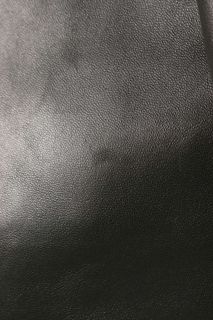 YOKE 22AW Dark Green Raw Edge Leather Coat Size M