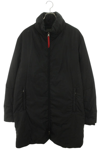 PRADA SPORT Black Padded Nylon Coat Size M
