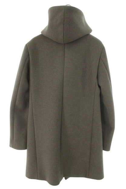 junhashimoto 20AW Gray Cashmere Melton Wrap Coat Size XL