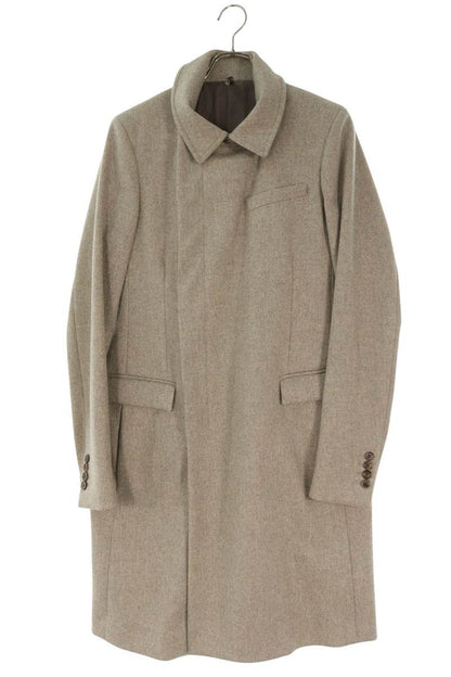 Dior HOMME Wool Cashmere Wrap Coat Gray Size S