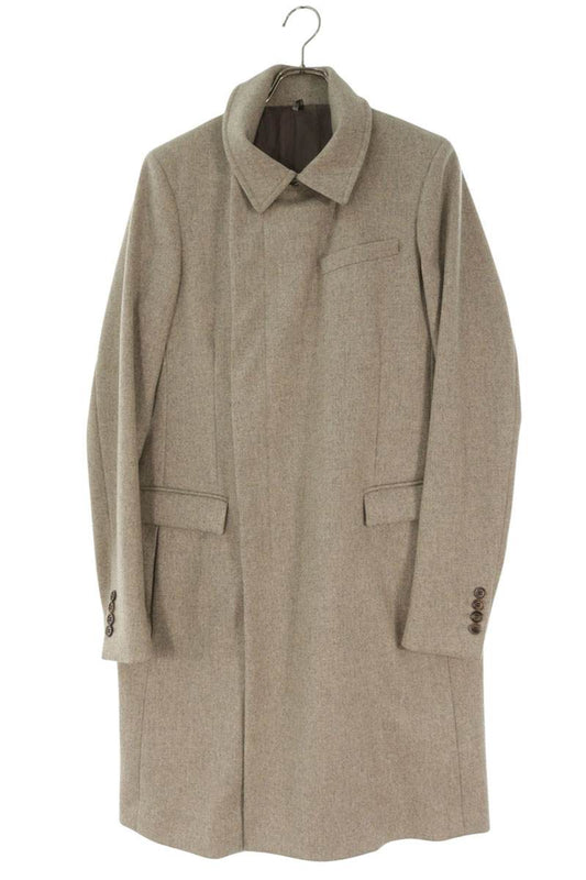 Dior HOMME Wool Cashmere Wrap Coat Gray Size S
