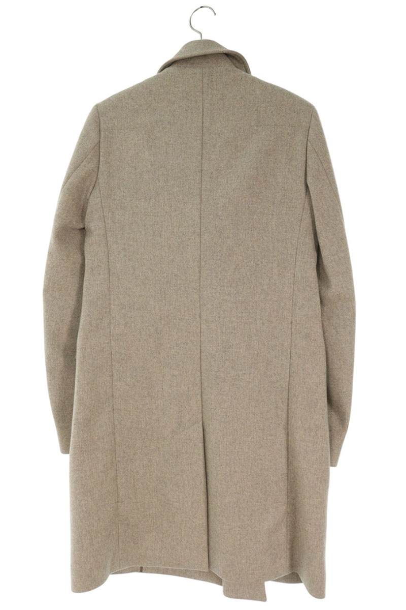 Dior HOMME Wool Cashmere Wrap Coat Gray Size S