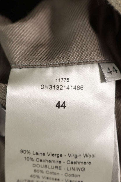 Dior HOMME Wool Cashmere Wrap Coat Gray Size S