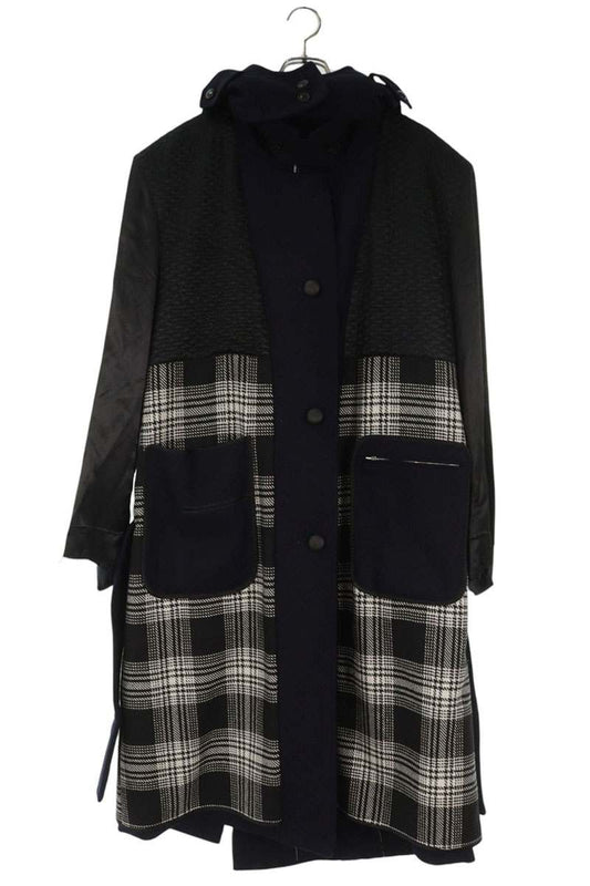 Maison Margiela Reversible Patchwork Wool Coat Size S