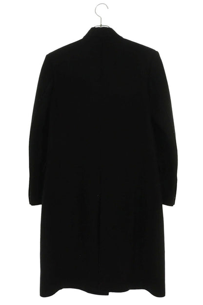 Neil Barrett Double-Breasted Wool Long Coat Black Size XXS