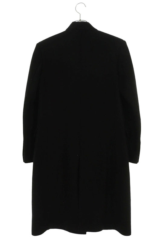Neil Barrett Double-Breasted Wool Long Coat Black Size XXS