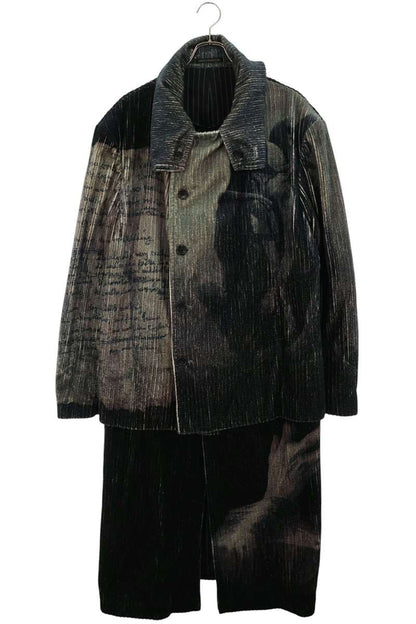 YOHJI YAMAMOTO POUR HOMME 22AW Beksinski Long Coat Size 3
